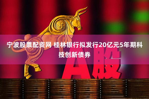 宁波股票配资网 桂林银行拟发行20亿元5年期科技创新债券